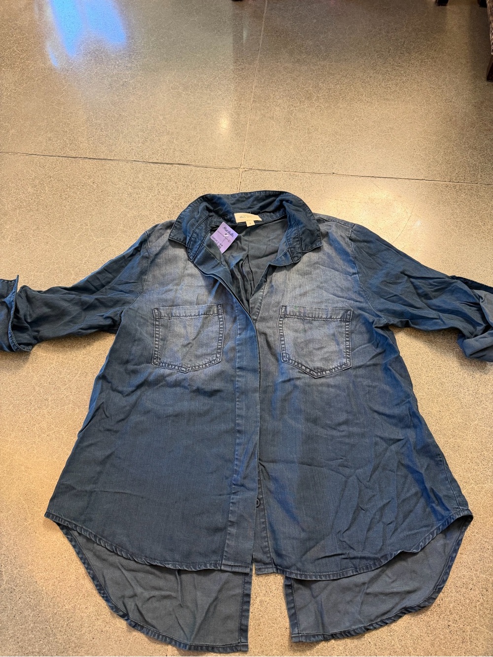 cloth & stone Washed Indigo Shirt